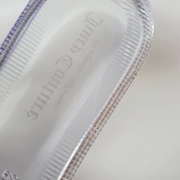 NWT Juicy Couture crystal rhinestone embellished logo flat sandal slides, 8 - Picture 16 of 16